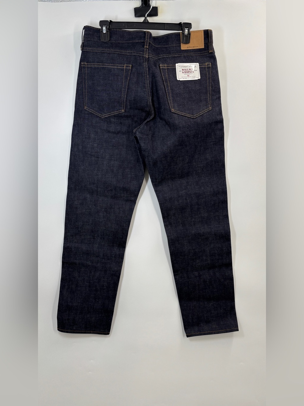 Wallace & Barnes straight-fit jean in Japanese raw selvedge denim 32/32 - Picture 6 of 6